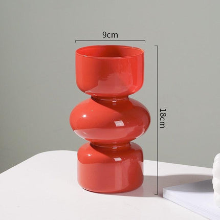 Nordic Chic Glass Vase - Elevate Your Home Decor with Modern Style
