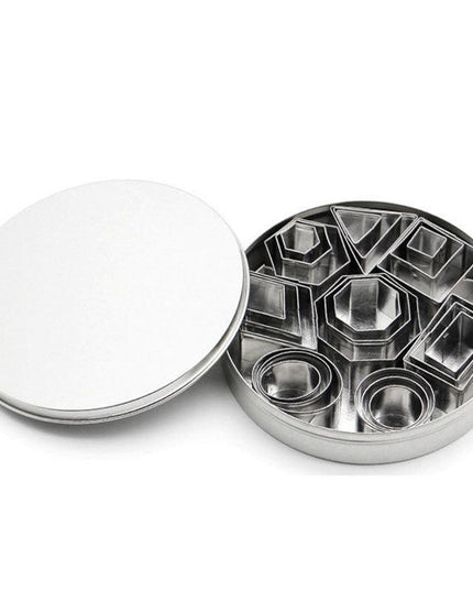 Creative Baking Bliss: 24-Piece Premium Stainless Steel Cookie Cutter Collection