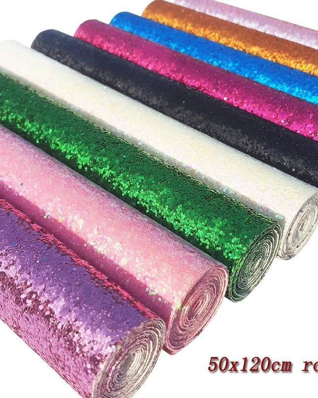Sparkle & Shine: Luxurious Faux Leather Roll for Creative Crafting