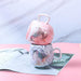 Cozy Flamingo Ceramic Travel Mug with Cute Cat Paw Insulation