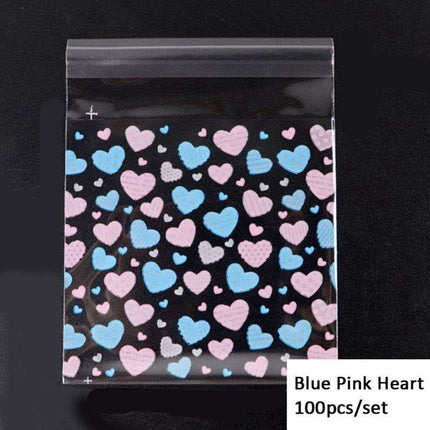 Cherry Blossom Treat Bags - Elegant Self-Adhesive Packaging for Handmade Confections