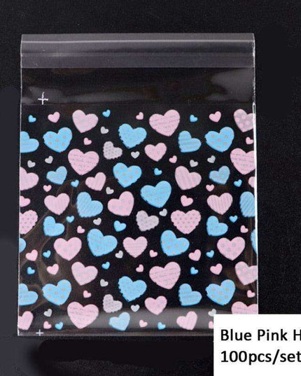 Cherry Blossom Treat Bags - Elegant Self-Adhesive Packaging for Handmade Confections