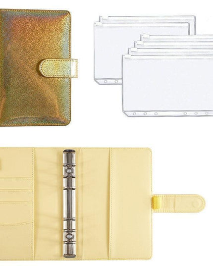 Elegant A6 Vegan Leather Organizer with Customizable Pages and Secure Zip Pockets for Seamless Planning