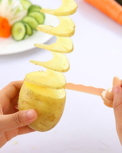 Veggie Twister Pro: Ultimate Spiral Slicer Set for Artistic Culinary Delights