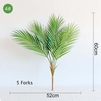 Exotic Paradise: Realistic Lifelike Artificial Palm Leaf Plants - Premium Collection
