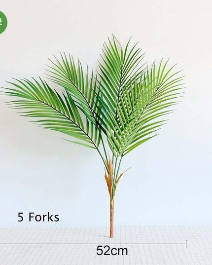 Exotic Paradise: Realistic Lifelike Artificial Palm Leaf Plants - Premium Collection