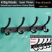 Space-Saving Aluminum Robe Hook Set: Durable Storage Solution