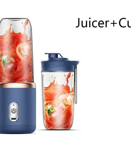 Portable 6-Blade Electric Blender & Juicer | On-the-Go Smoothie Maker for Healthy Living