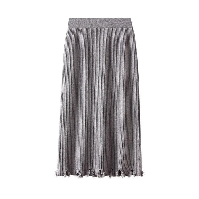 Elegant Winter Tassel Knit Skirt: Unmatched Comfort and Style