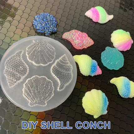 Artistic Shell and Conch Silicone Mold Set for Gourmet Baking Creations