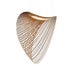Elegant Nordic Wooden LED Pendant Lights with Adjustable Color Temperature
