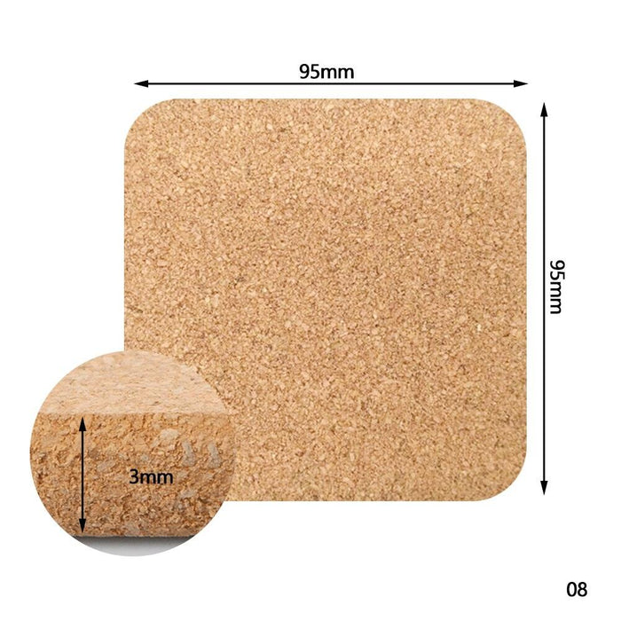 Eco-Friendly Cork Coasters: Versatile Surface Protection Option
