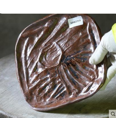 Serenity Zen Garden Handcrafted Wood-Fired Pottery Platter - Rustic Artisan Dinnerware