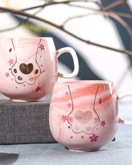 Paw-sitively Charming Flamingo Ceramic Travel Mug: Your Cozy Companion for On-the-Go Sips
