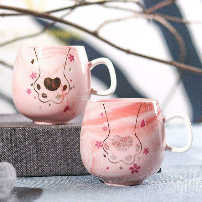 Paw-sitively Charming Flamingo Ceramic Travel Mug: Your Cozy Companion for On-the-Go Sips