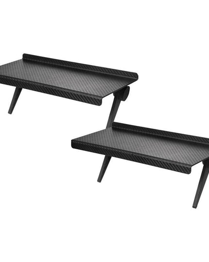 Multifunctional Adjustable Media Shelf with Cable Organization - Contemporary Device Stand