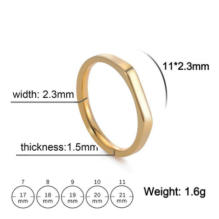Unisex Classic Gold Wedding Band - Timeless Versatility for All Occasions