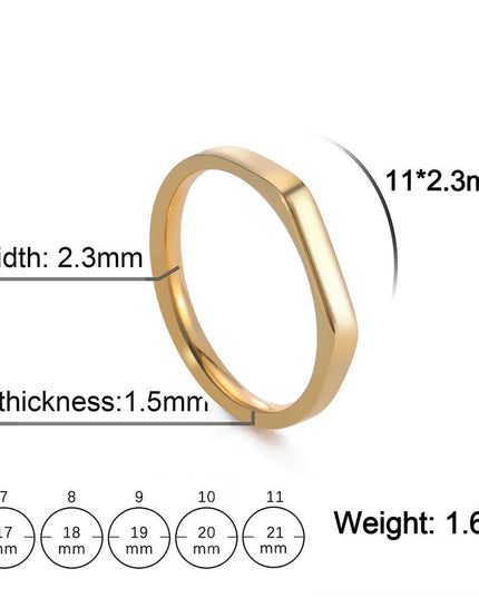 Unisex Classic Gold Wedding Band - Timeless Versatility for All Occasions
