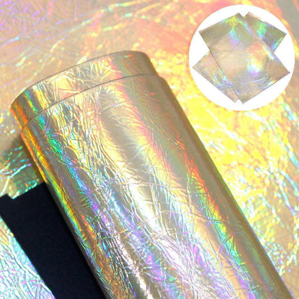 Glistening Creativity: Transform Your Projects with Burst Crack Faux Leather Sheets