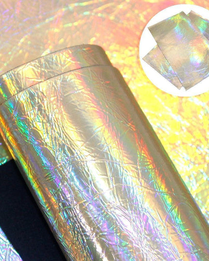 Glistening Creativity: Transform Your Projects with Burst Crack Faux Leather Sheets