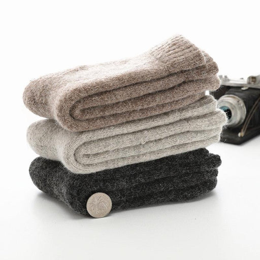 Winter Wonderland Men's Thermal Socks | Plush Merino Wool & Rabbit Hair Blend