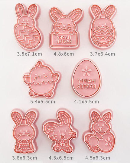 Festive Easter Cookie Cutter Set - Create Delightful Bunny, Egg, and Butterfly Treats