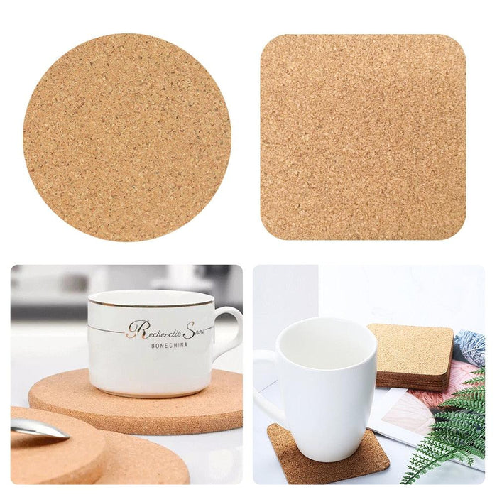 Sustainable Chic Cork Coasters: Elegant Protectors for Your Surfaces