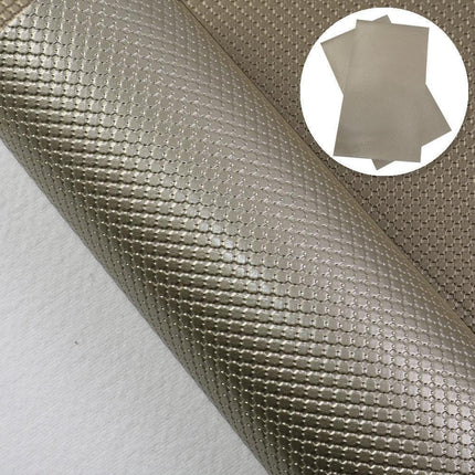 Argyle Patterned Faux Leather Craft Sheet - Perfect for DIY Projects, 20*33cm