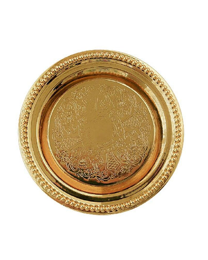 Luxurious European Court Gold Serving Tray: Elevate Your Home Decor with Elegance