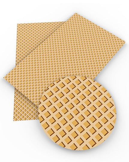 Whimsical Cake Candy Faux Leather Crafting Kit for DIY Accessories and Bags