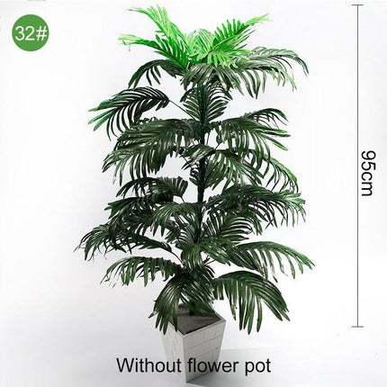 Exotic Paradise: Realistic Lifelike Artificial Palm Leaf Plants - Premium Collection