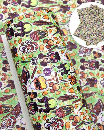 Mickey Mouse Faux Leather Craft Sheets Set - Effortlessly Create Jewelry & Accessories