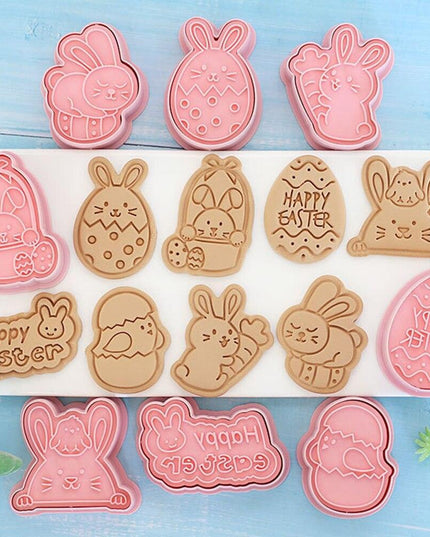 Festive Easter Cookie Cutter Set - Create Delightful Bunny, Egg, and Butterfly Treats