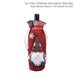 Holiday Cheer Wine Bottle Dress: Celebrate in Festive Elegance