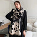 Korean Style Double-Sided Cashmere & Acrylic Winter Scarf for Women