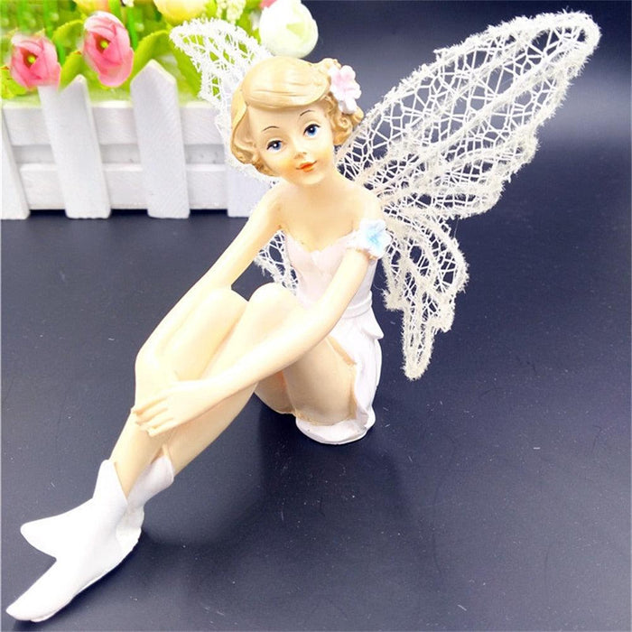 Lovebirds Swing Couple Figurines for Fairy Garden Magic