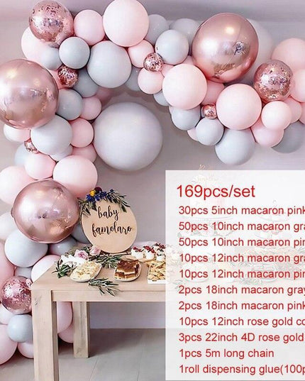 Elegant Blue Macaron Balloon Arch Kit - Transform Your Celebrations with Luxurious Style