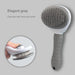 Pet Hair Grooming Tool with Ergonomic Handle for Dogs with Long Hair