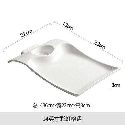 Premium Ceramic Dinner Plates Set for Sophisticated Dining