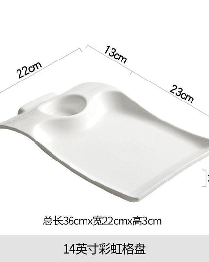 Premium Ceramic Dinner Plates Set for Sophisticated Dining