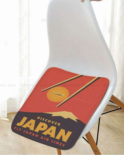 Tokyo Travel Flannel Seat Pad - Stylish Comfort Enhancement for Any Setting