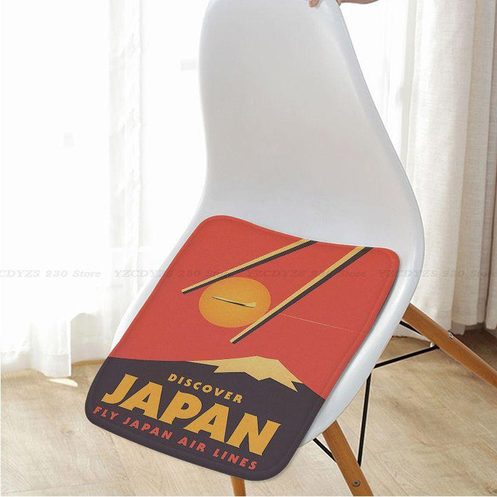 Tokyo Travel Fabric Cushion - Stylish Seating Upgrade with Modern Comfort