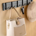 Modern Electroplated Aluminum Wall Hook Set - Elegant Storage Solution