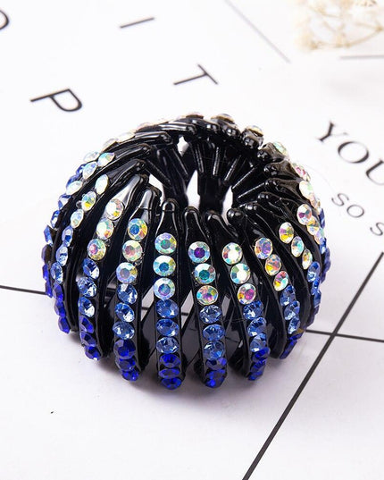 Chic Crystal Nest Hair Claw for Effortless Style