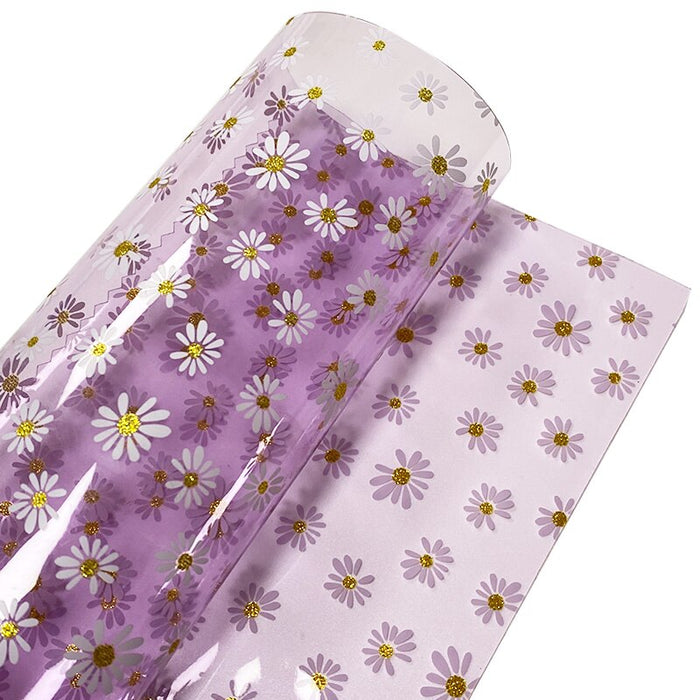 Floral PVC Film Fabric: Premium Crafting and Home Decor Material