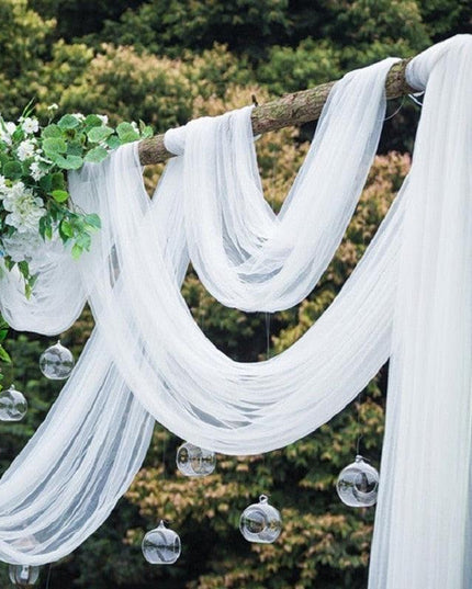 Glistening Elegance Crystal Organza Tulle Ribbon Roll