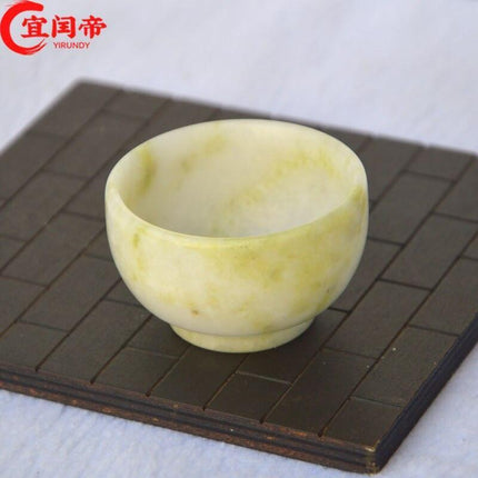 Handcrafted Elegance: Chinese Green Jade Tea Cup Set for an Elevated Brewing Experience