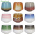Artisan European Nature-Inspired Tea Cup Set with Unique Kiln-Fired Glazing