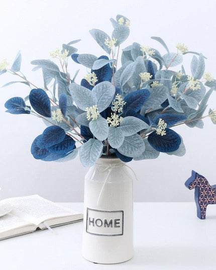 Luxurious Eucalyptus and Fruit Accent Branch - Exquisite Home Decor