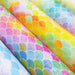 Mermaid Sparkle Glitter Fabric - Crafting Marvel!